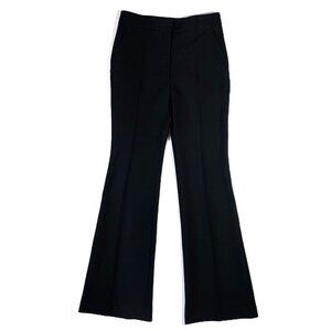 Simona Corsellini Italy Black High Rise Flare Dress Pants US Size 10 / 12 Long